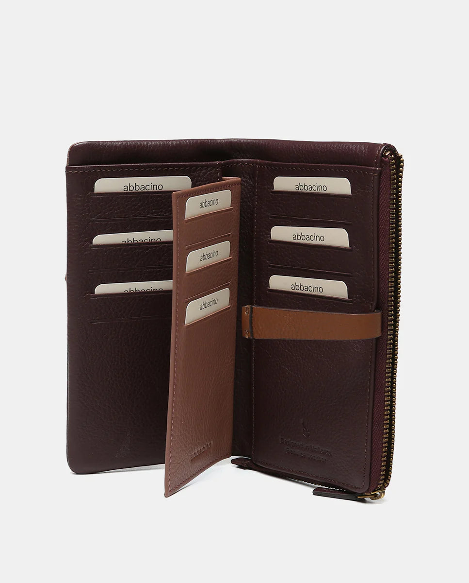 Billetero grande Abbacino Oria en Piel
