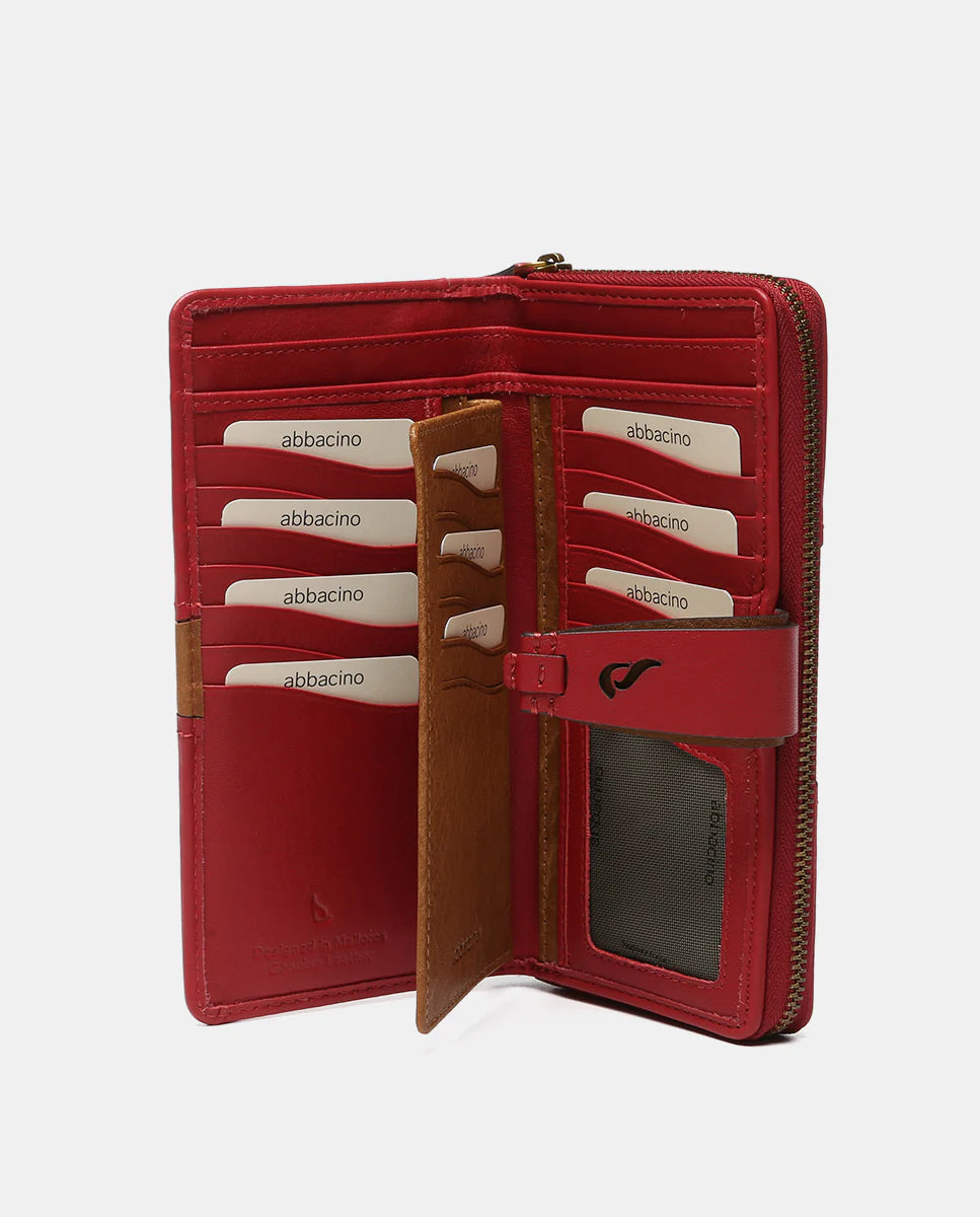 Billetero grande Abbacino Lina en Piel