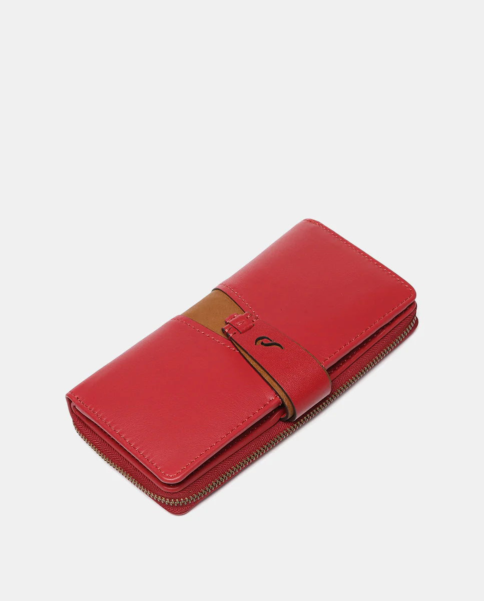 Billetero grande Abbacino Lina en Piel