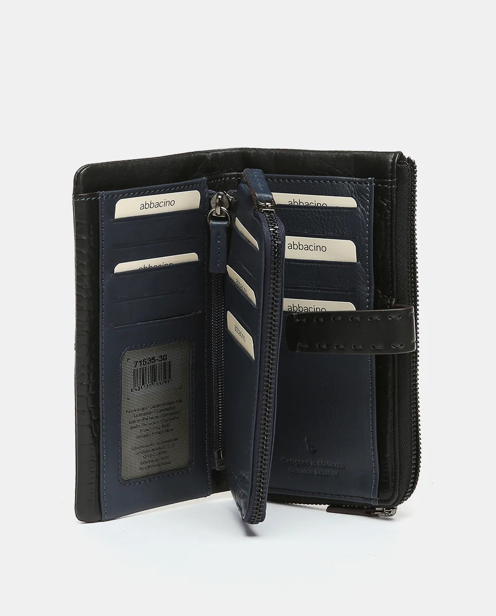 Billetero grande Abbacino Eira en Piel
