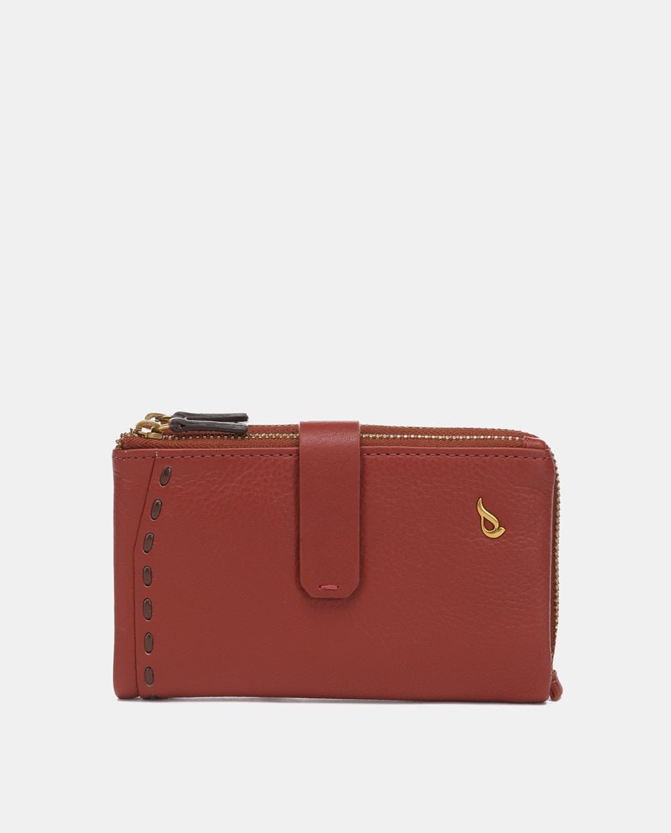 Billetero Abbacino Baker Mediano en Piel - Terracota Abbacino | El Maletí