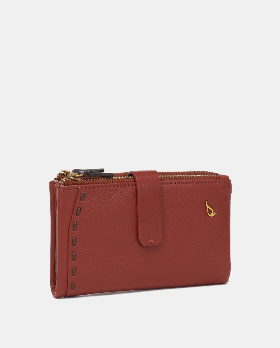 Billetero Abbacino Baker Mediano en Piel - Terracota Abbacino | El Maletí