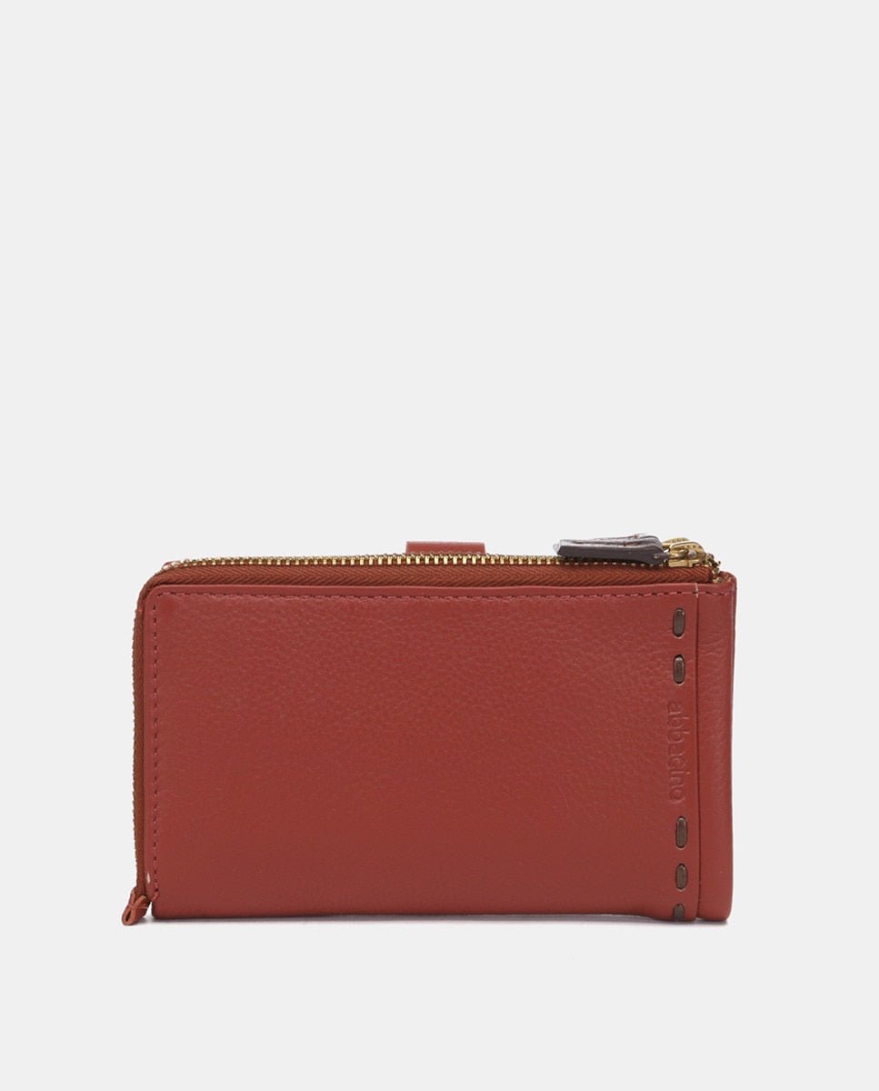 Billetero Abbacino Baker Mediano en Piel - Terracota Abbacino | El Maletí