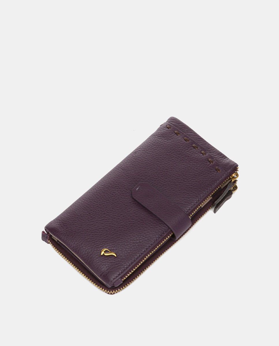 Billetero Abbacino Baker Piel Grande - Lila Abbacino | El Maletí