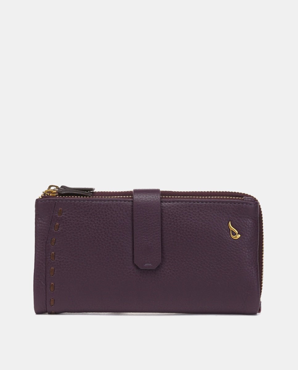 Billetero Abbacino Baker Piel Grande - Lila Abbacino | El Maletí