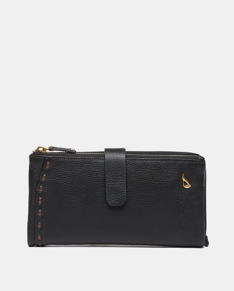 Billetero Abbacino Baker Piel Grande - Negro Abbacino | El Maletí