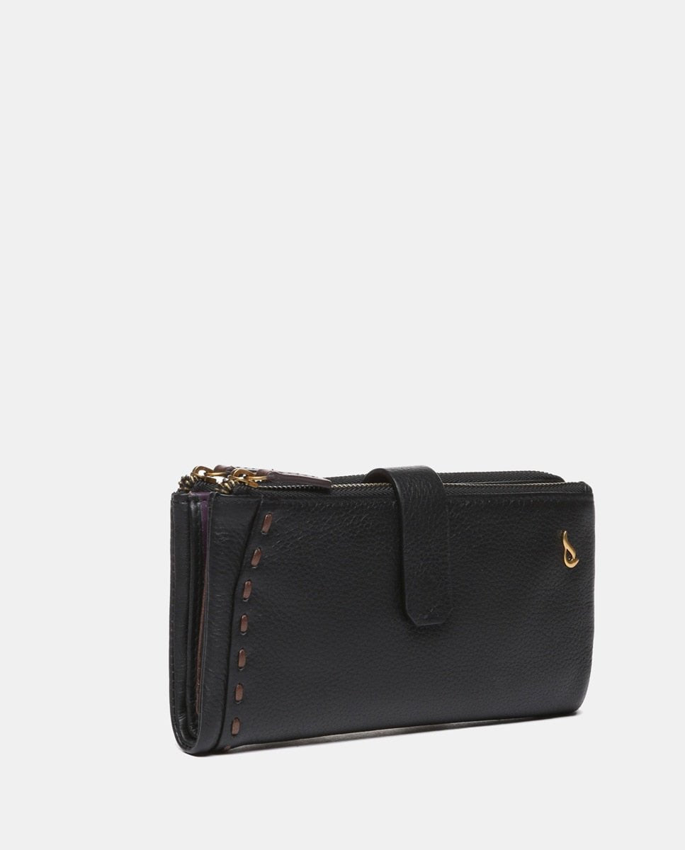 Billetero Abbacino Baker Piel Grande - Negro Abbacino | El Maletí