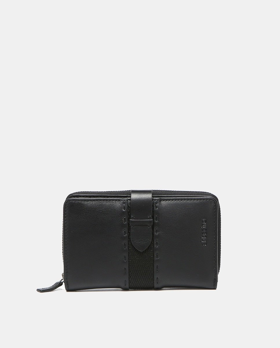 Billetero Abbacino Harris Piel Grande - Negro Abbacino | El Maletí