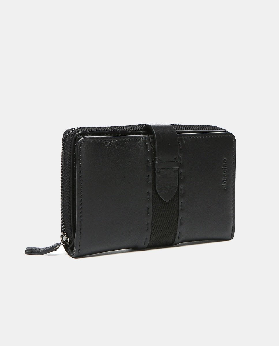 Billetero Abbacino Harris Piel Grande - Negro Abbacino | El Maletí