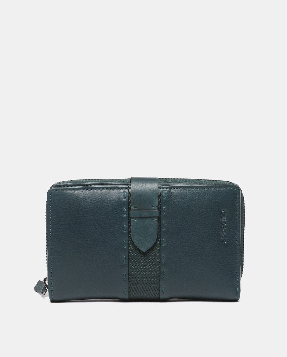 Billetero Abbacino Harris Piel Grande - Verde Abbacino | El Maletí