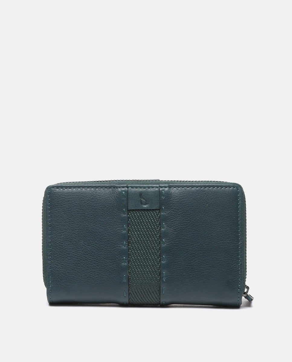 Billetero Abbacino Harris Piel Grande - Verde Abbacino | El Maletí