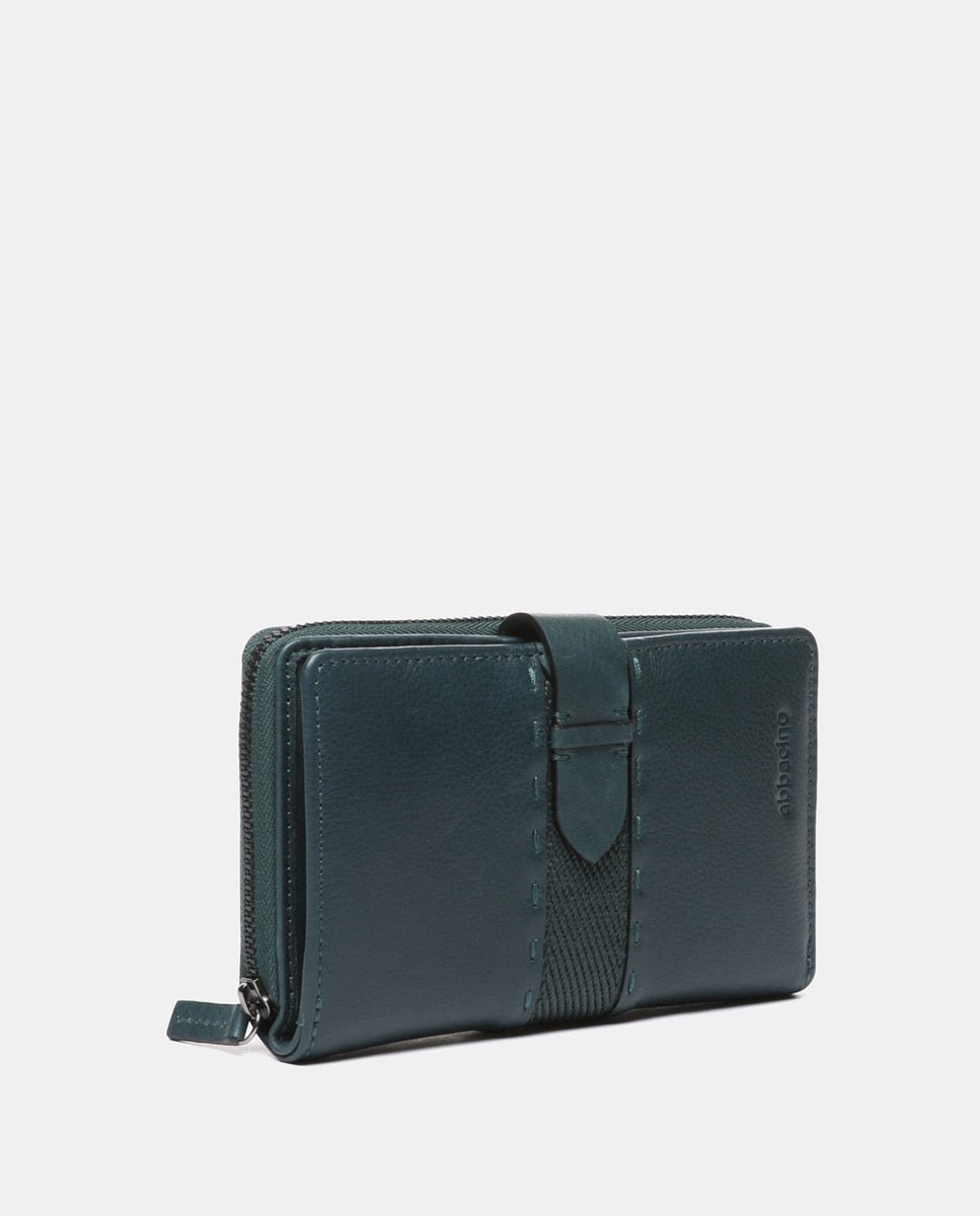 Billetero Abbacino Harris Piel Grande - Verde Abbacino | El Maletí