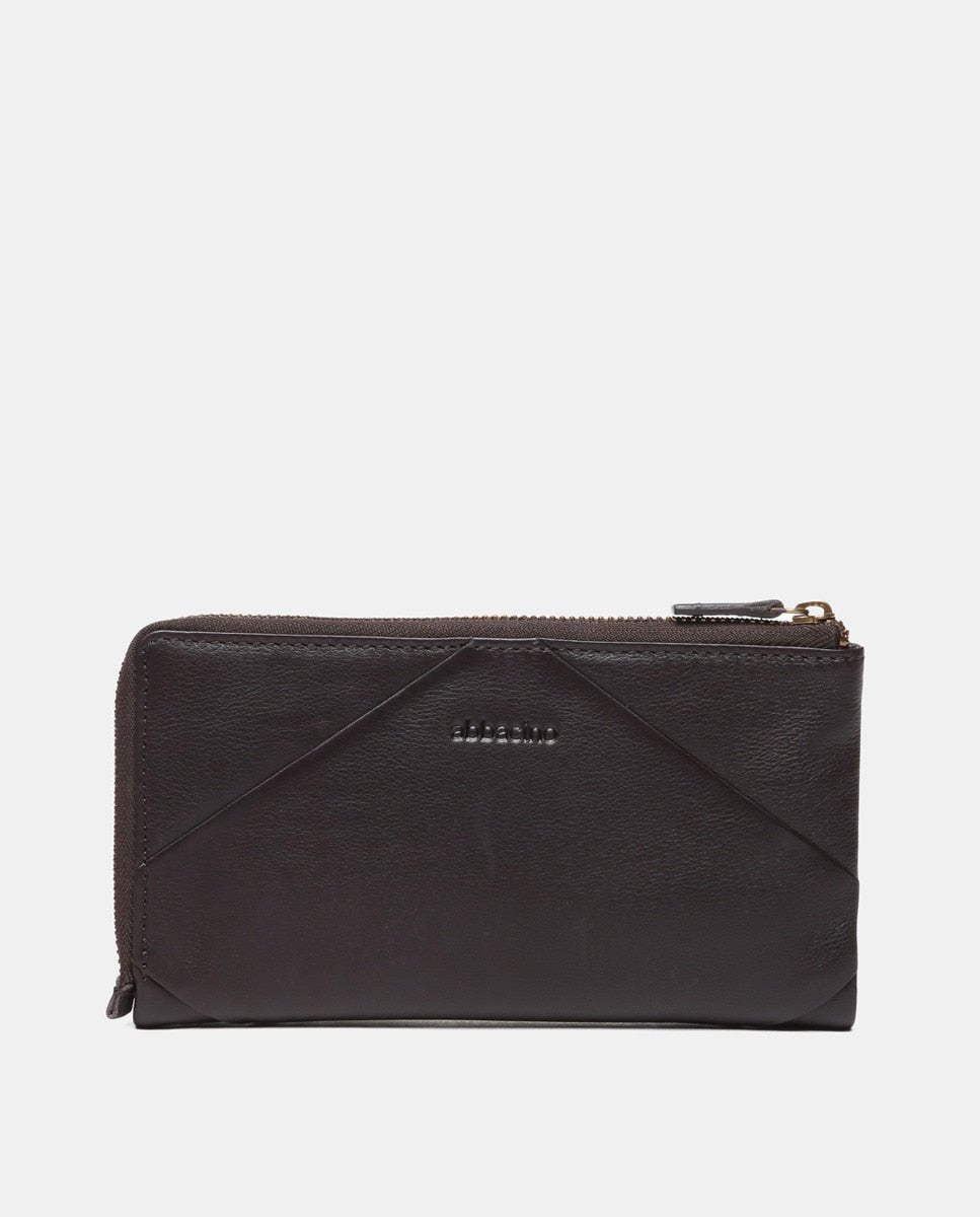 Billetero Abbacino Turner Grande en Piel - Negro Abbacino | El Maletí