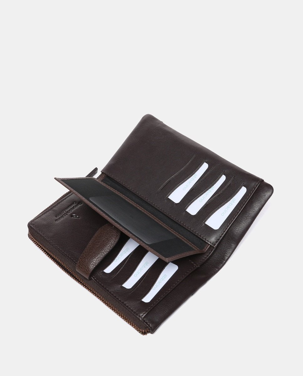 Billetero Abbacino Turner Grande en Piel - Negro Abbacino | El Maletí