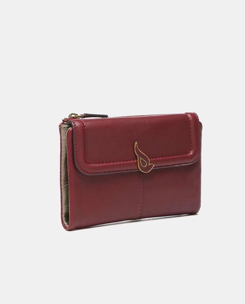 Billetero Abbacino Walker Mediano en Piel - Burdeos Abbacino | El Maletí