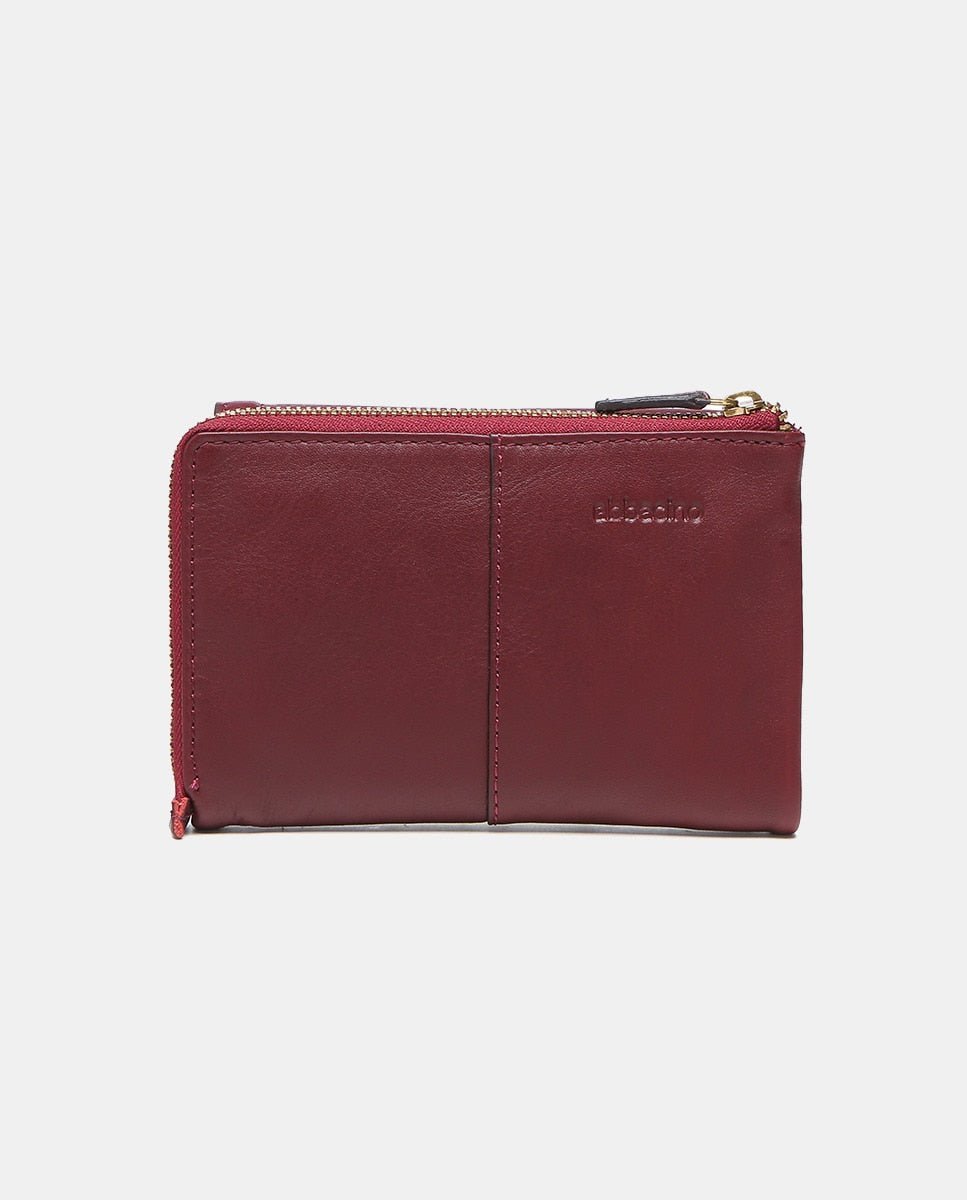Billetero Abbacino Walker Mediano en Piel - Burdeos Abbacino | El Maletí