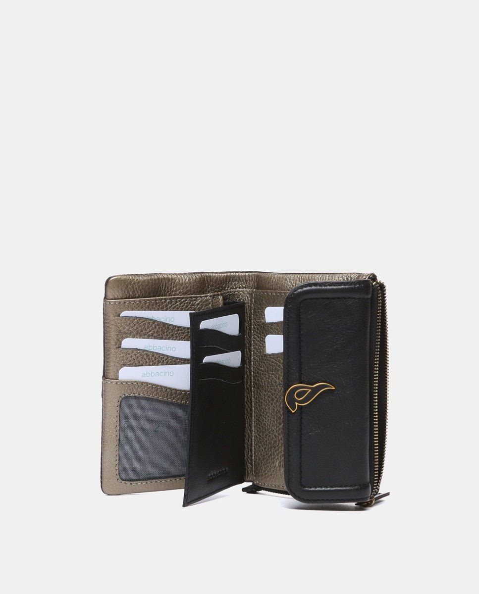 Billetero Abbacino Walker Mediano en Piel - Negro Abbacino | El Maletí