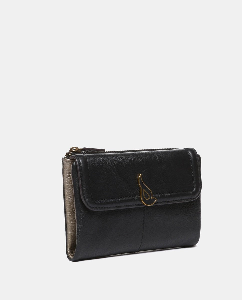 Billetero Abbacino Walker Mediano en Piel - Negro Abbacino | El Maletí