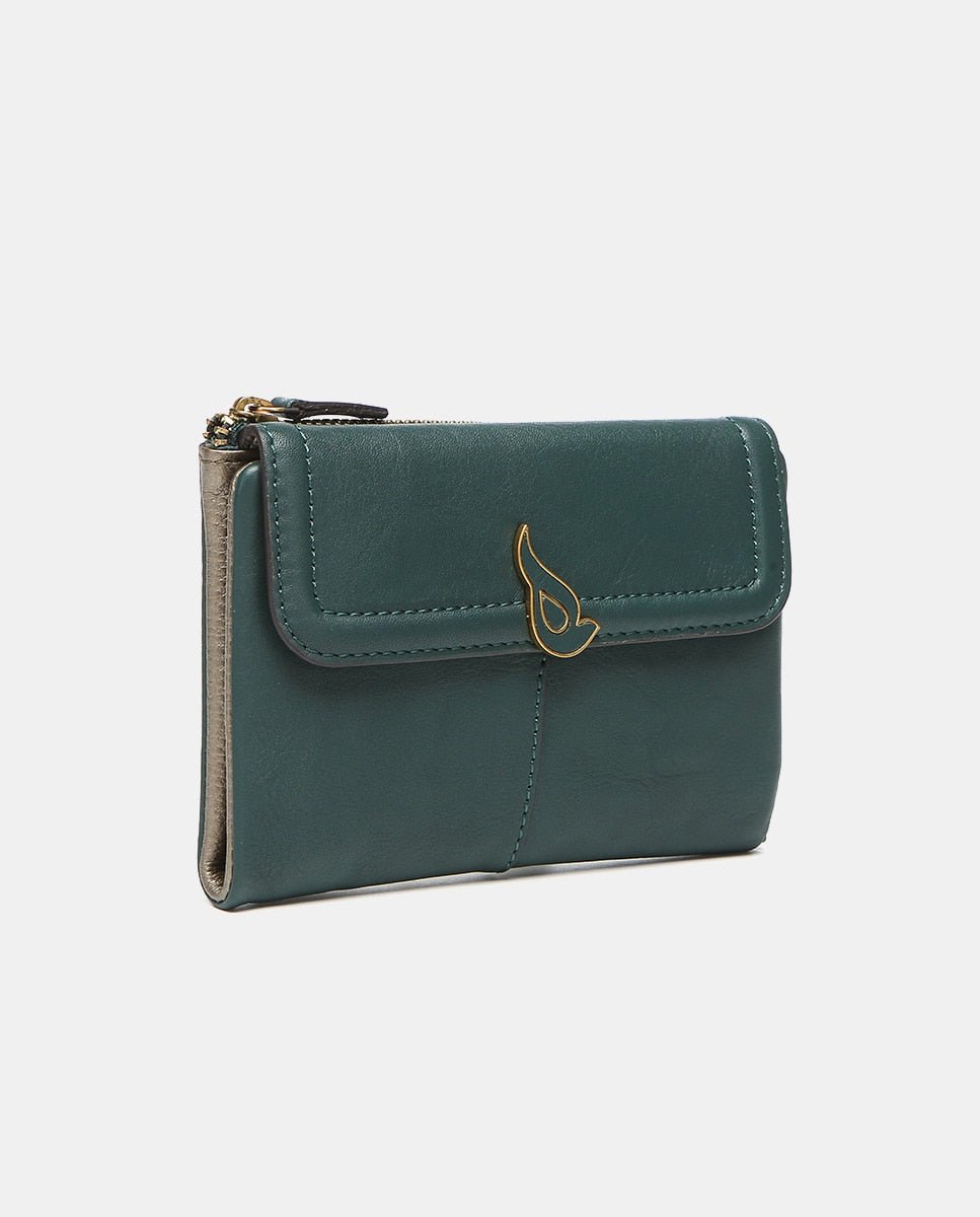 Billetero Abbacino Walker Mediano en Piel - Verde Abbacino | El Maletí