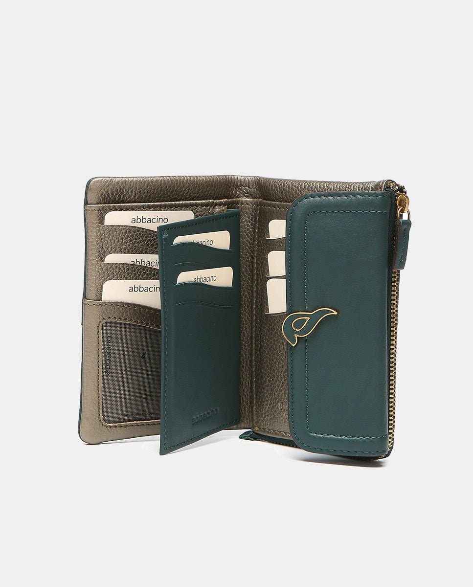 Billetero Abbacino Walker Mediano en Piel - Verde Abbacino | El Maletí