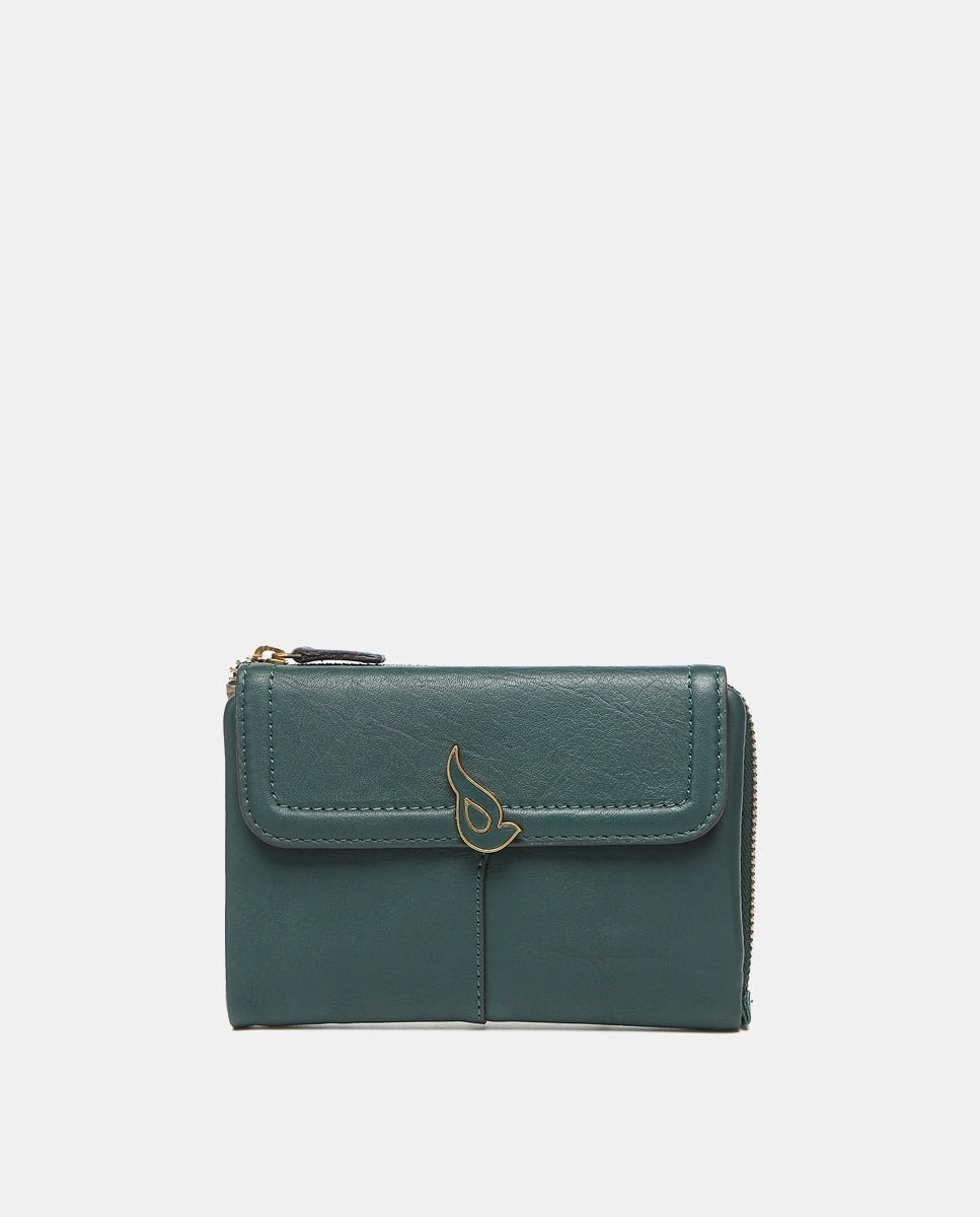 Billetero Abbacino Walker Mediano en Piel - Verde Abbacino | El Maletí