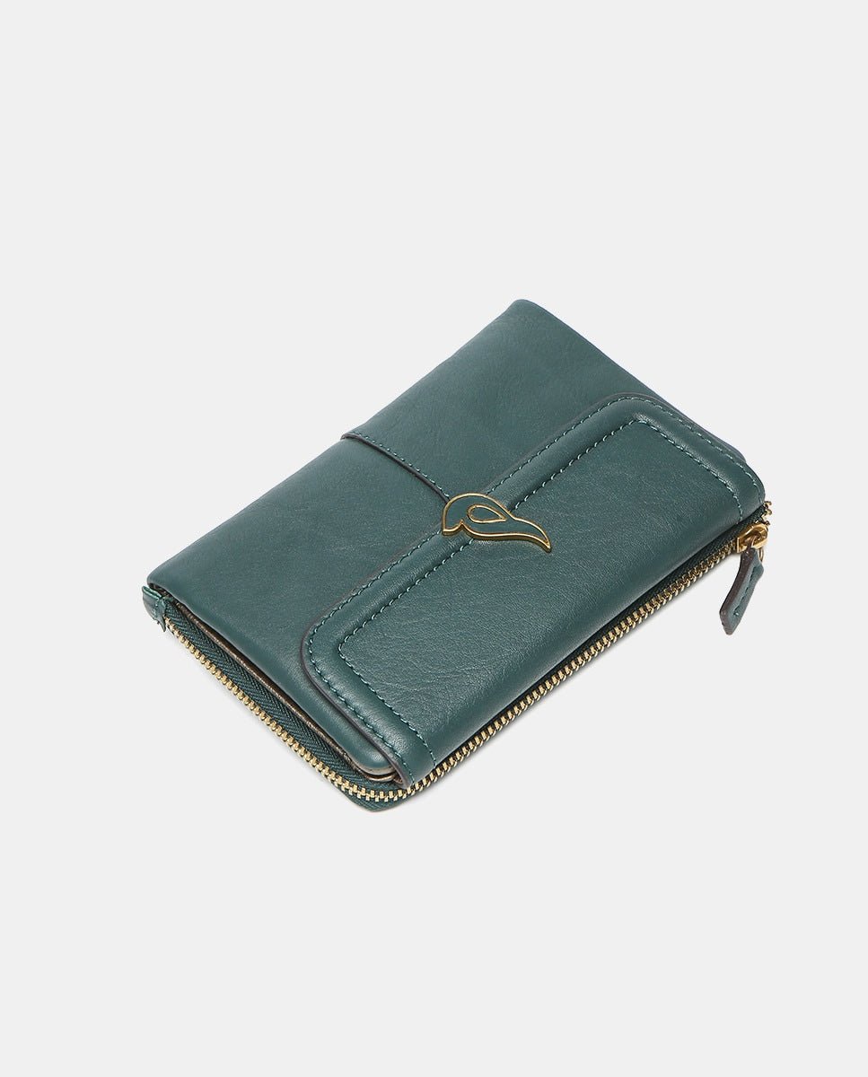 Billetero Abbacino Walker Mediano en Piel - Verde Abbacino | El Maletí