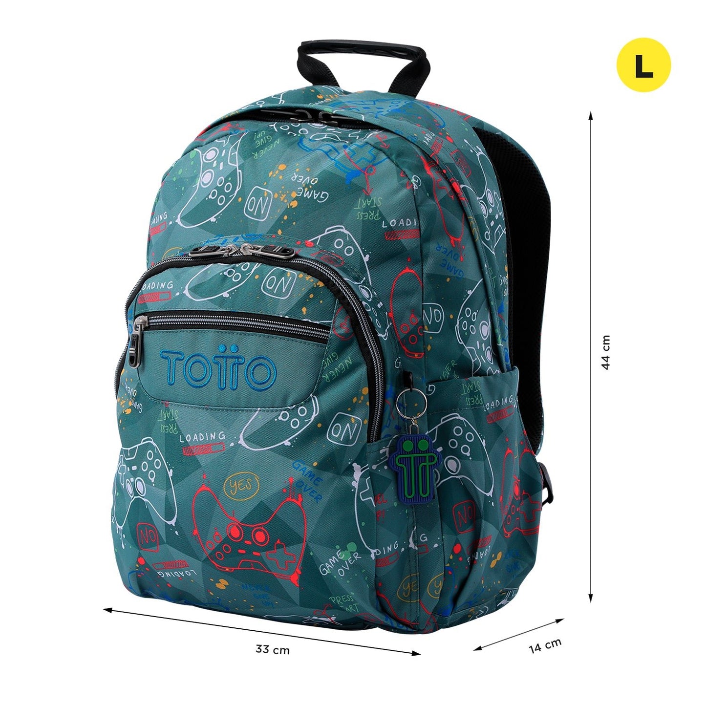 Mochila Totto Acuareles Sticks - 44cm Totto | El Maletí