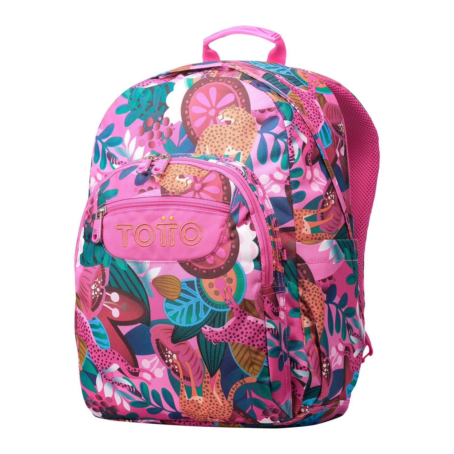 Mochila Totto Acuareles Tropical Jaguar - 44cm Totto | El Maletí