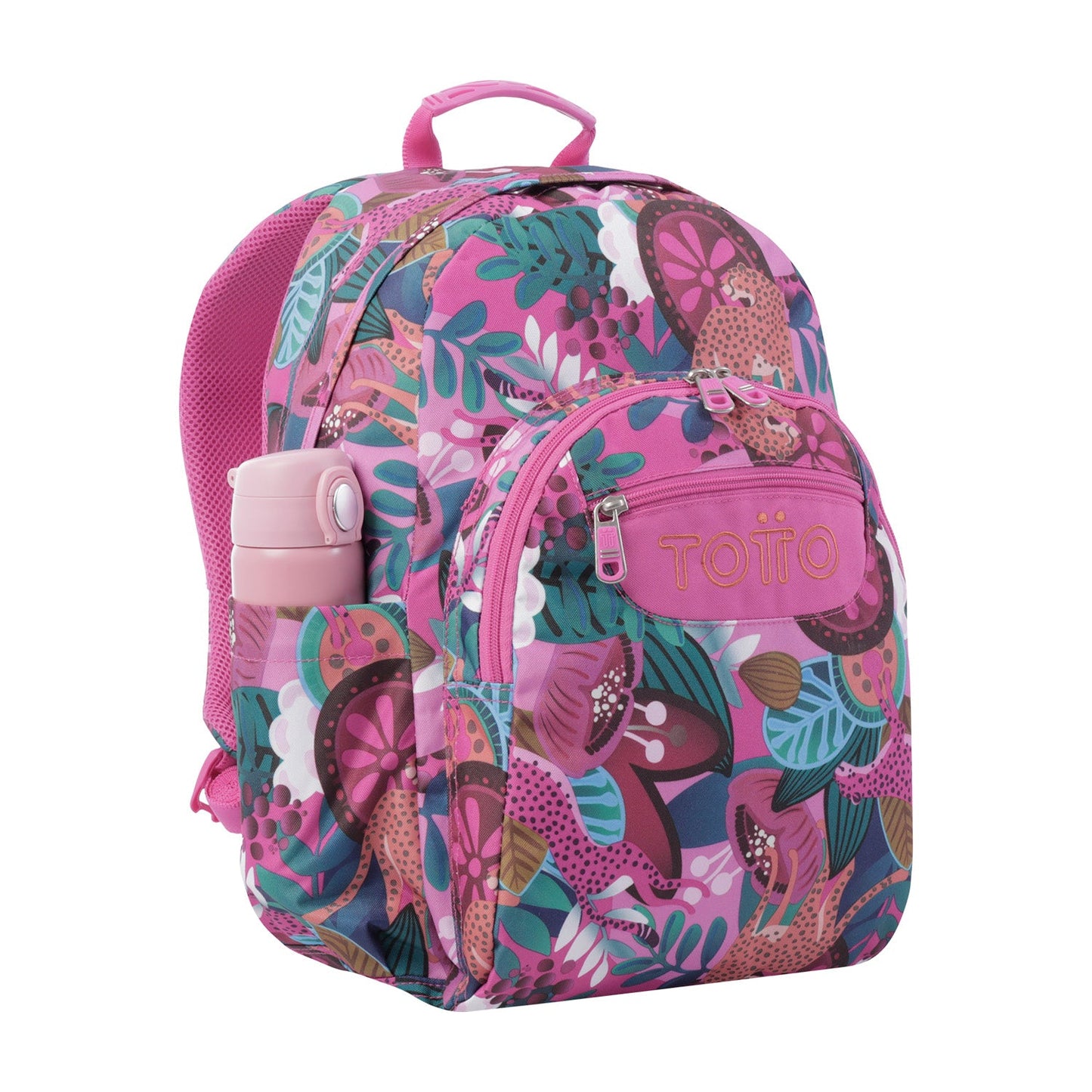 Mochila Totto Acuareles Tropical Jaguar - 44cm Totto | El Maletí