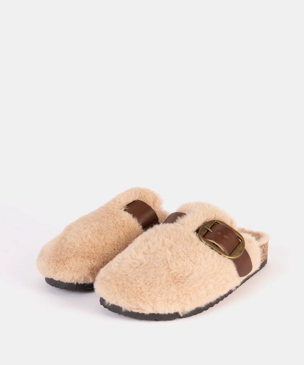 Zuecos de mujer Pepe Moll Beige