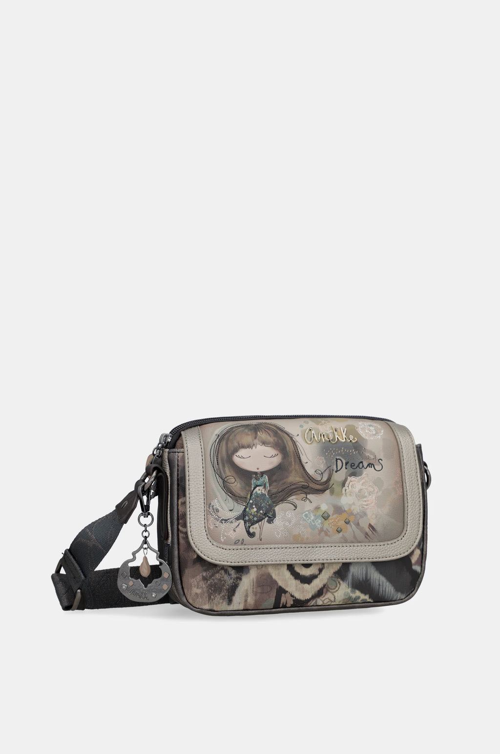 Bolso bandolera de solapa Anekke Real