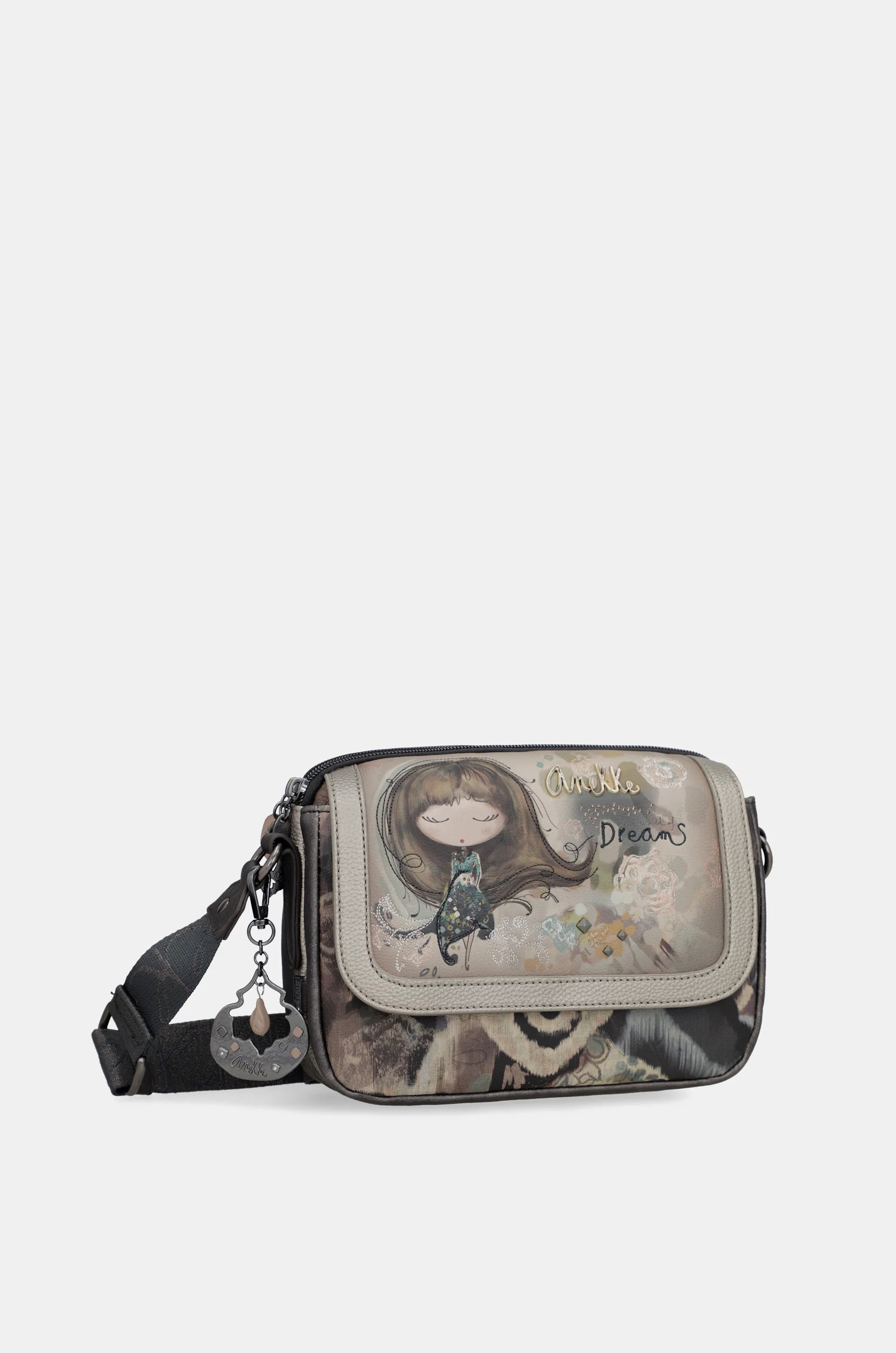 Bolso bandolera de solapa Anekke Real