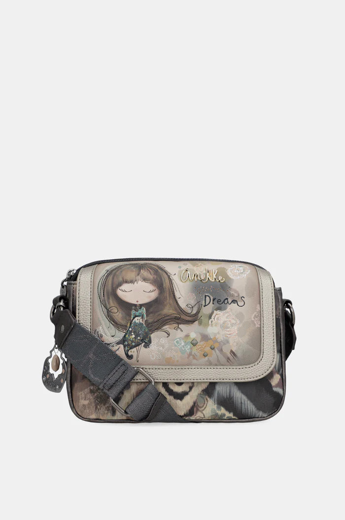 Bolso bandolera de solapa Anekke Real