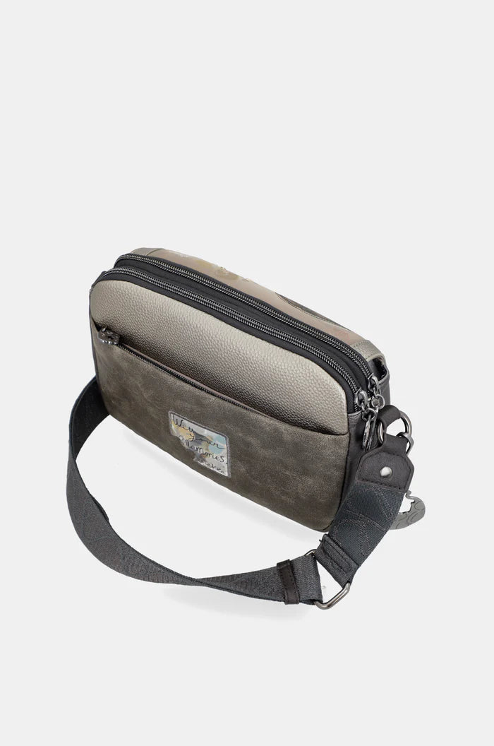 Bolso bandolera de solapa Anekke Real