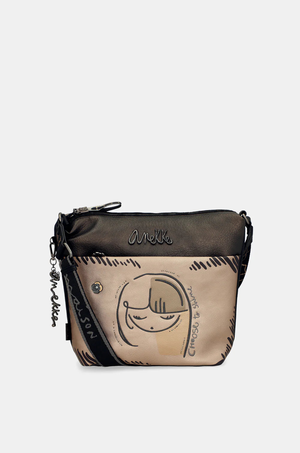 Bolso bandolera grande Anekke Nature Koko