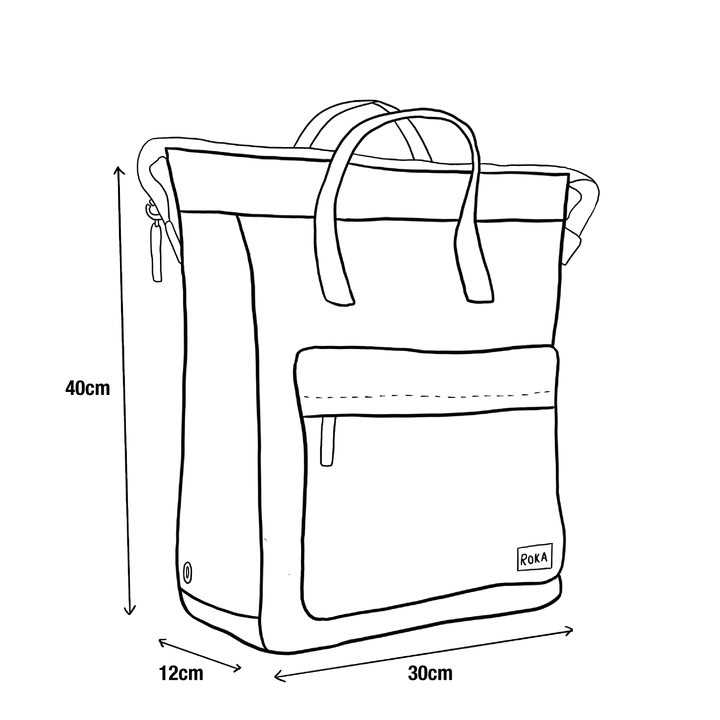 Mochila Roka London Bantry B - MIDNIGHT - Mediana - 14l