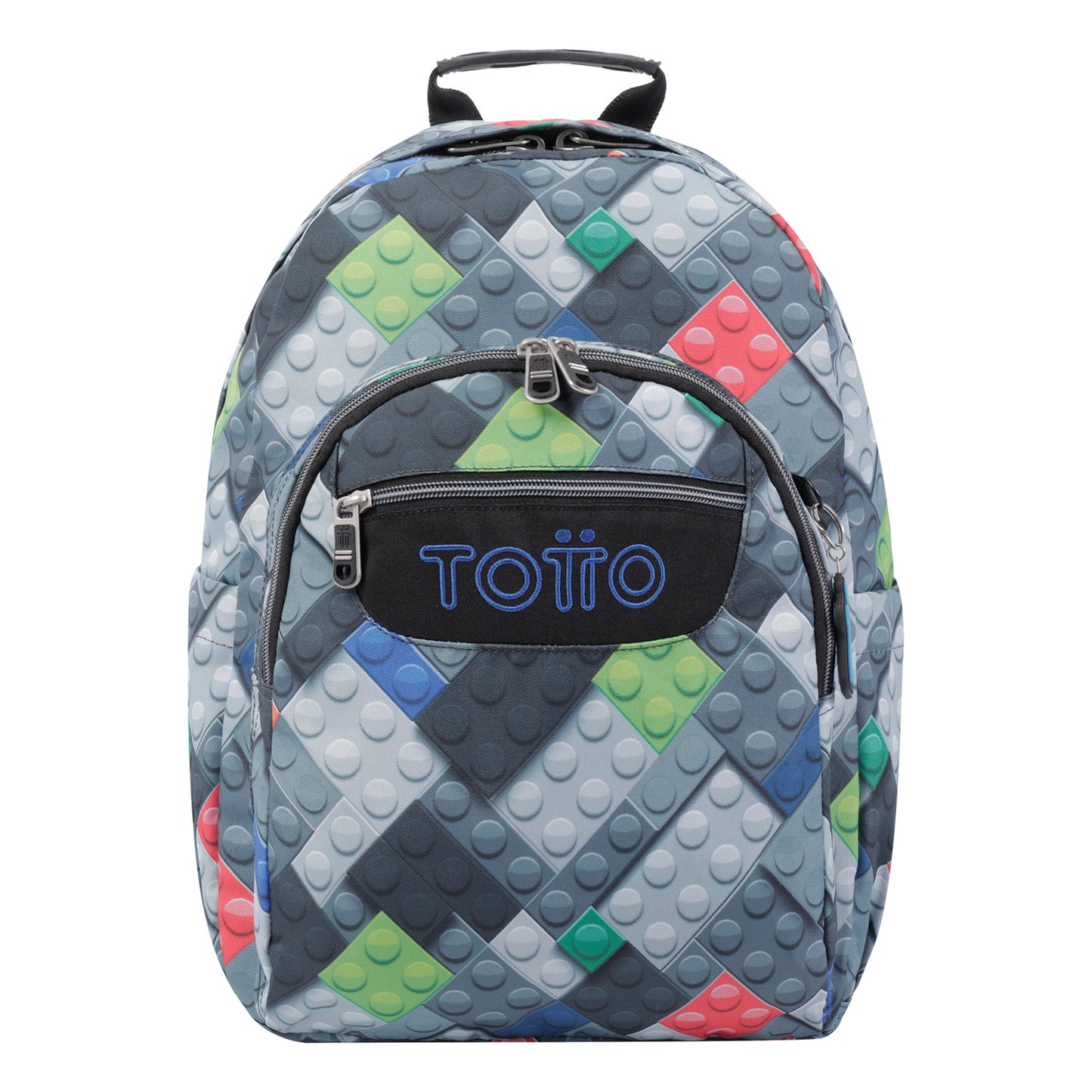 Mochila Totto Acuareles Bloques - 44cm