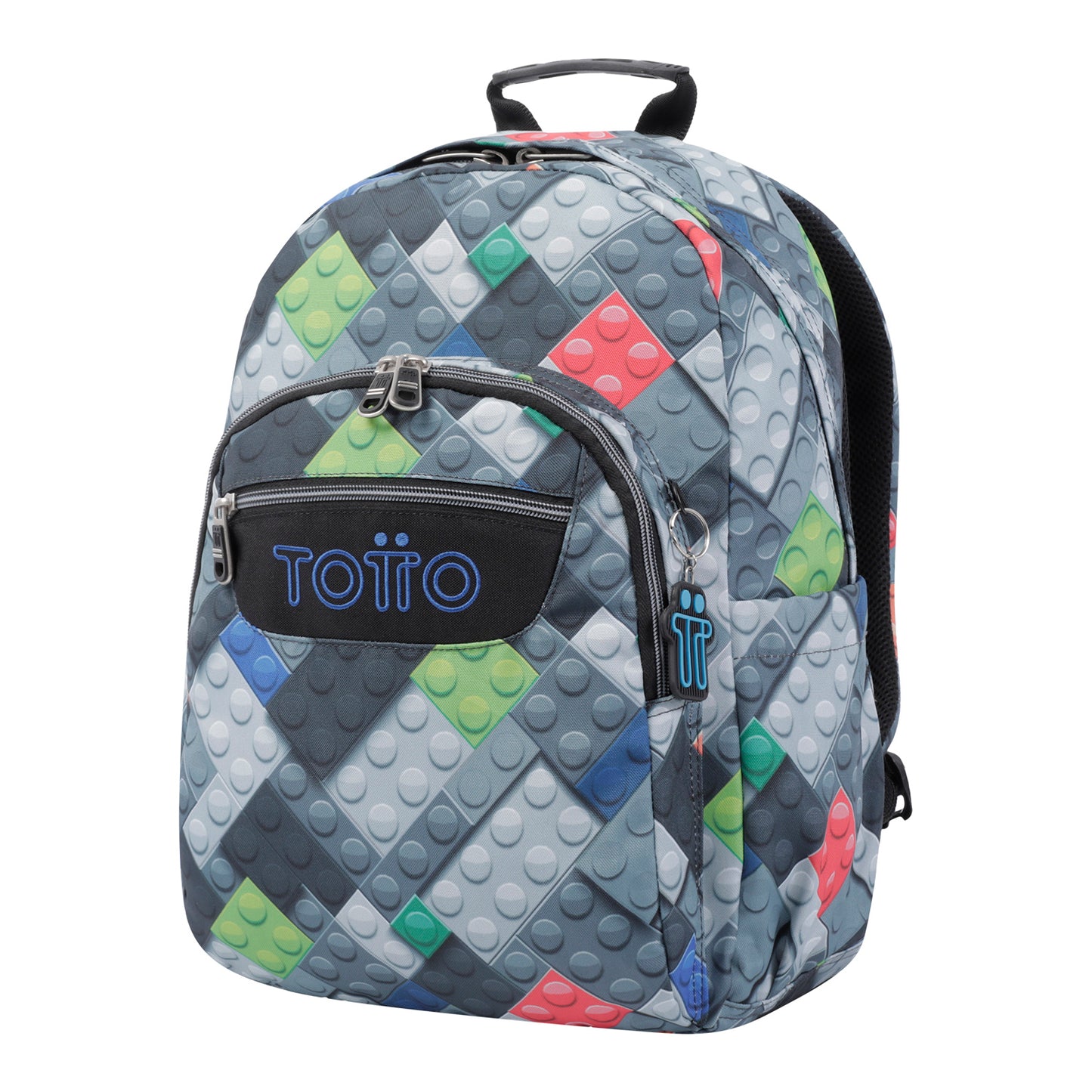 Mochila Totto Acuareles Bloques - 44cm