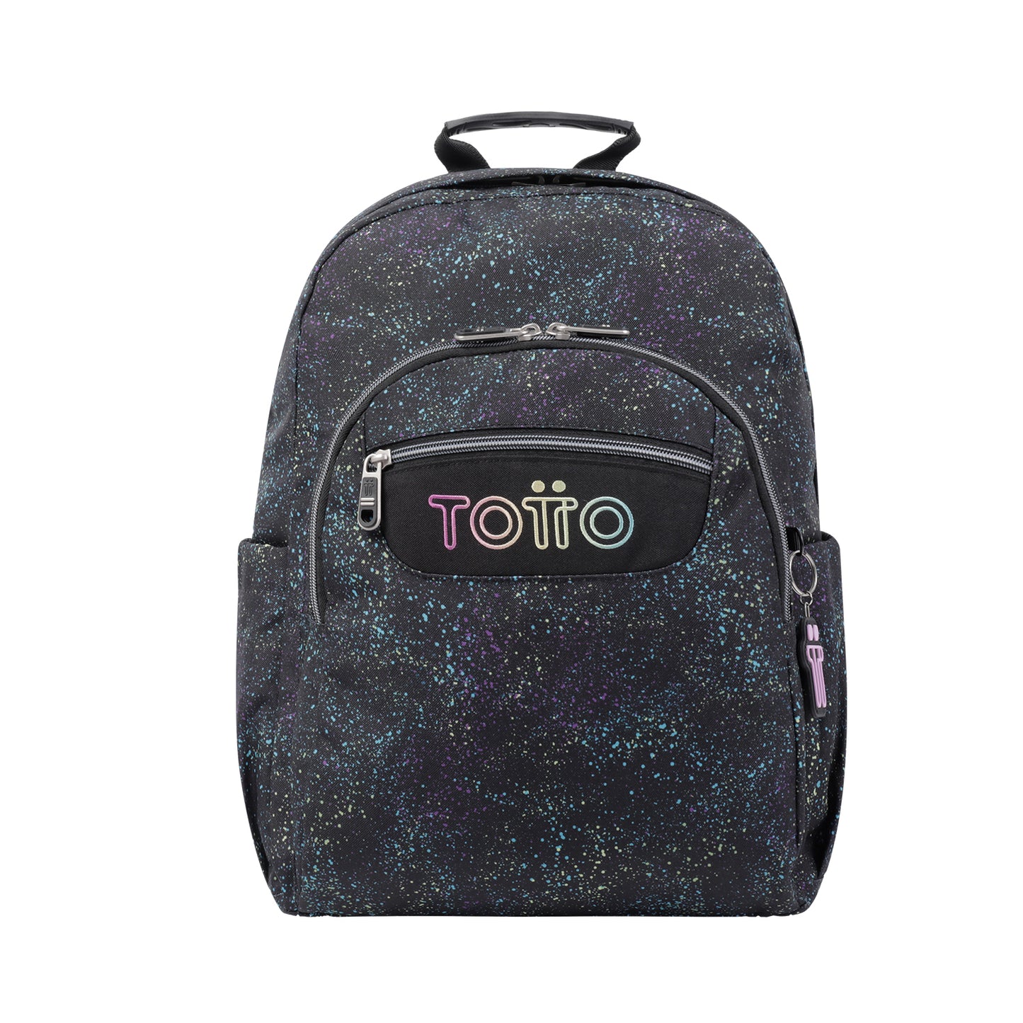 Mochila escolar adaptable a carro Totto Acuareles Salpicado - 44cm