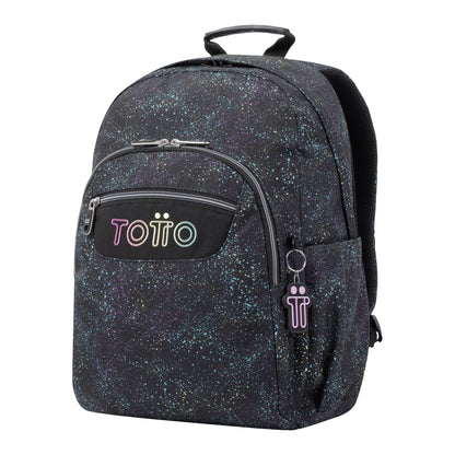 Mochila escolar adaptable a carro Totto Acuareles Salpicado - 44cm