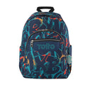 Mochila escolar adaptable a carro Totto Acuareles Shock - 44cm