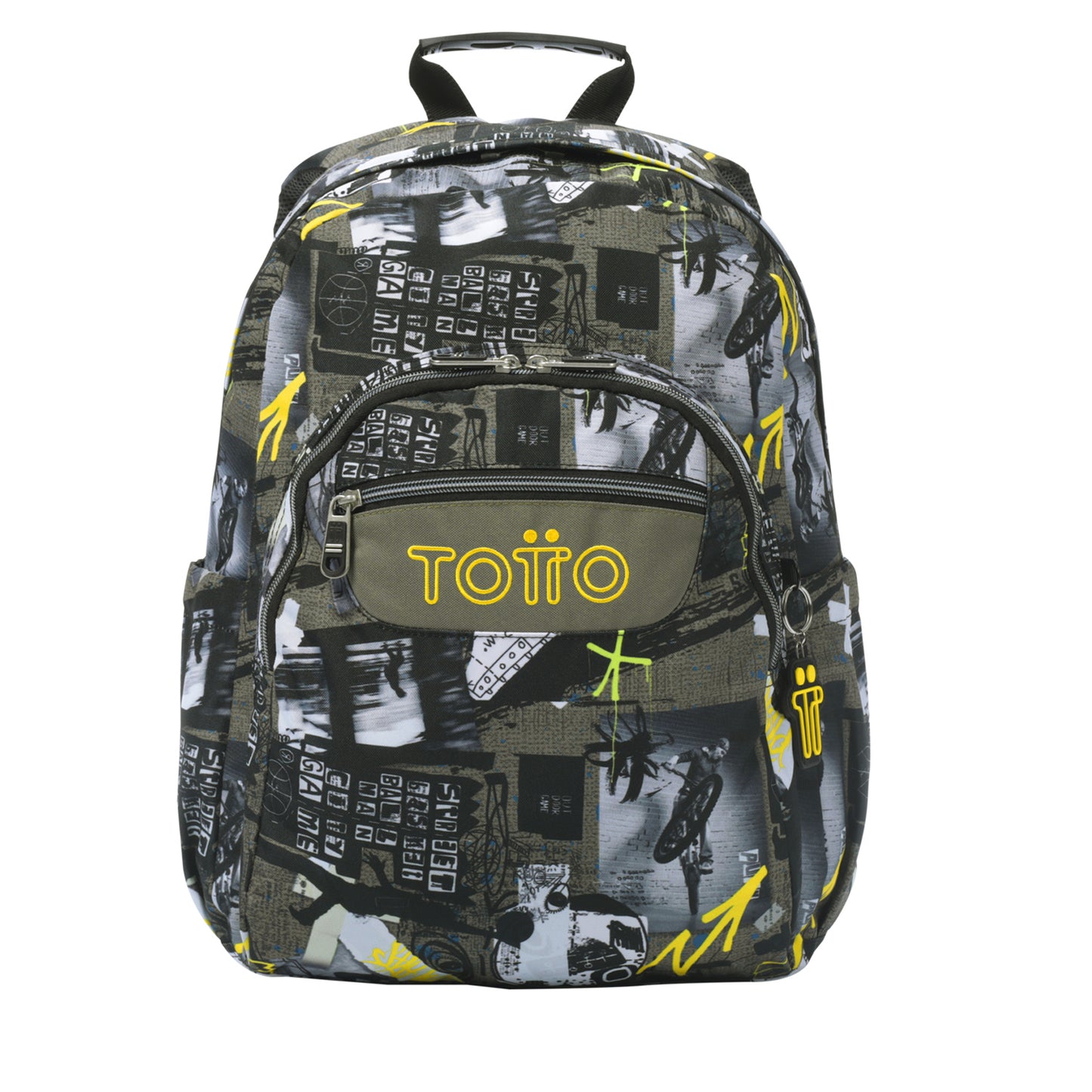 Mochila escolar adaptable a carro Totto Acuareles Baski - 44cm