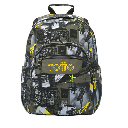 Mochila escolar adaptable a carro Totto Acuareles Baski - 44cm
