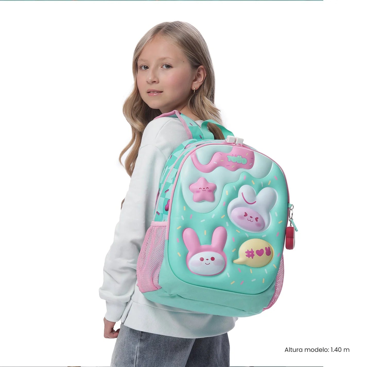 Mochila Totto Bunny Pump - 40.5cm