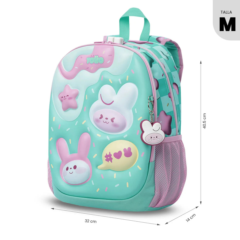 Mochila Totto Bunny Pump - 40.5cm