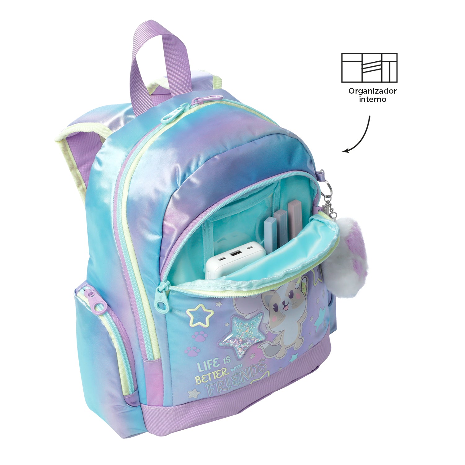 Mochila Infantil Totto Friends S - 32 cm