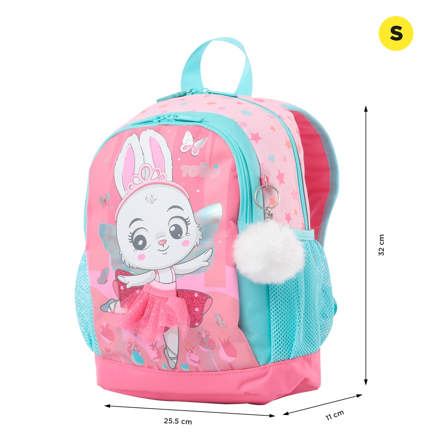 Mochila Infantil Totto Dancing Rabbit - 30 cm