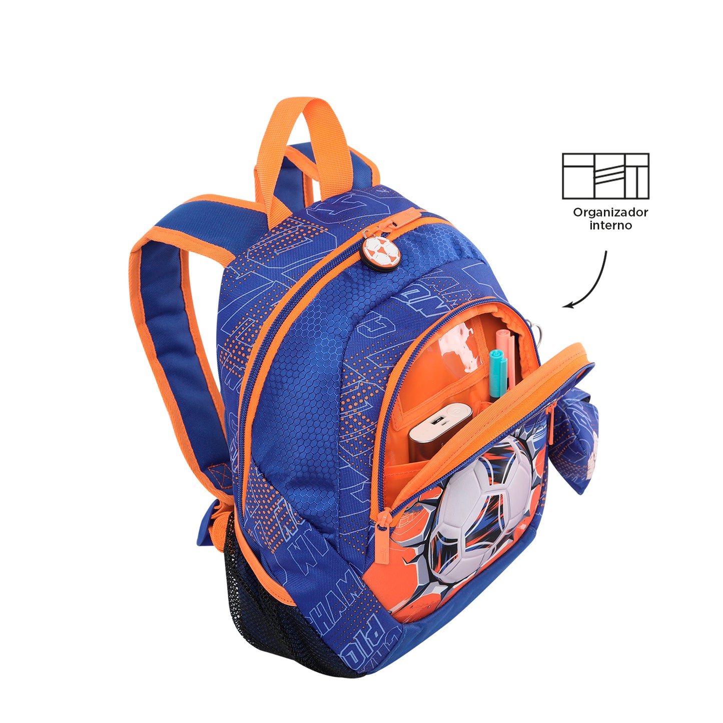 Mochila Infantil Totto Soccer Win S - 32 cm