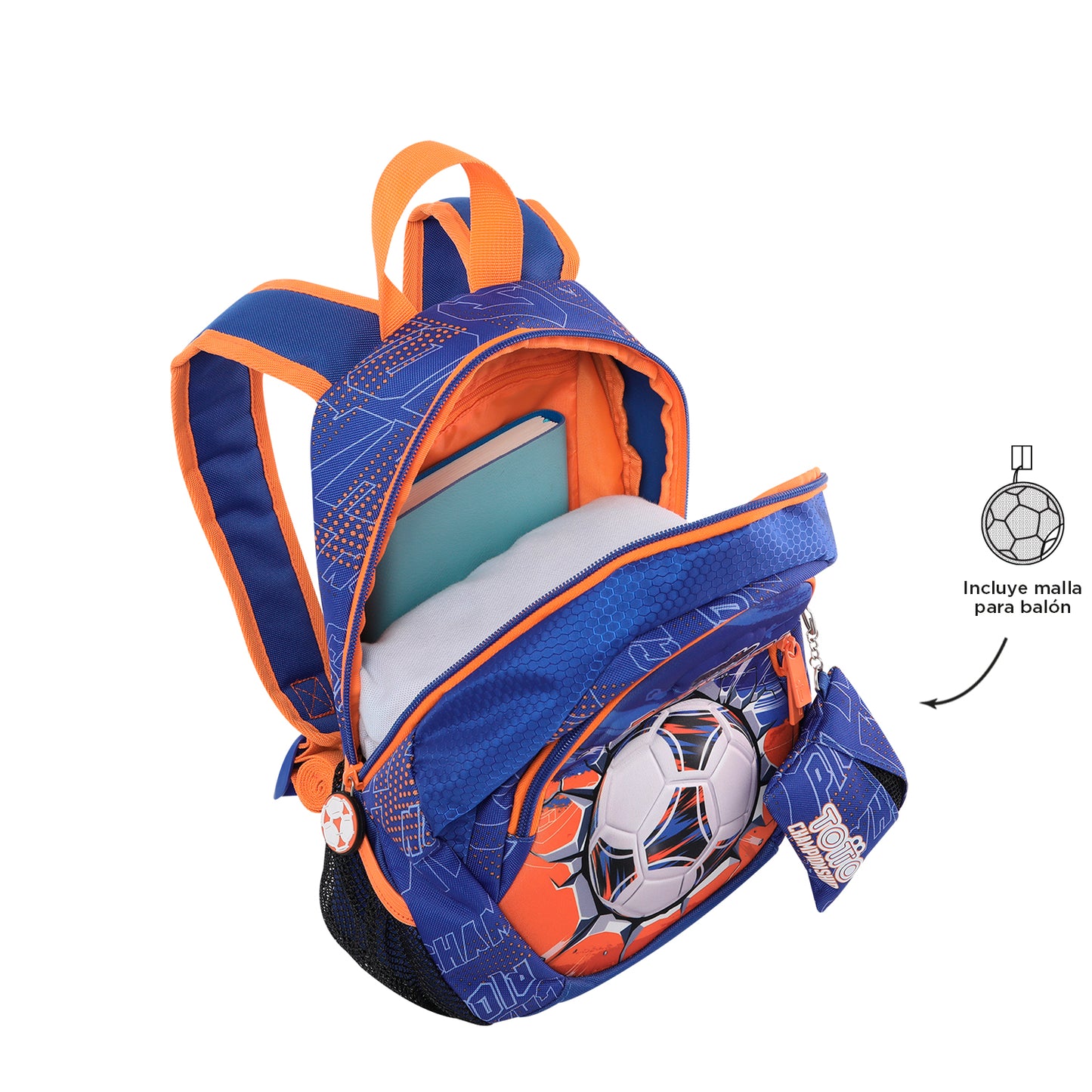 Mochila Infantil Totto Soccer Win S - 32 cm