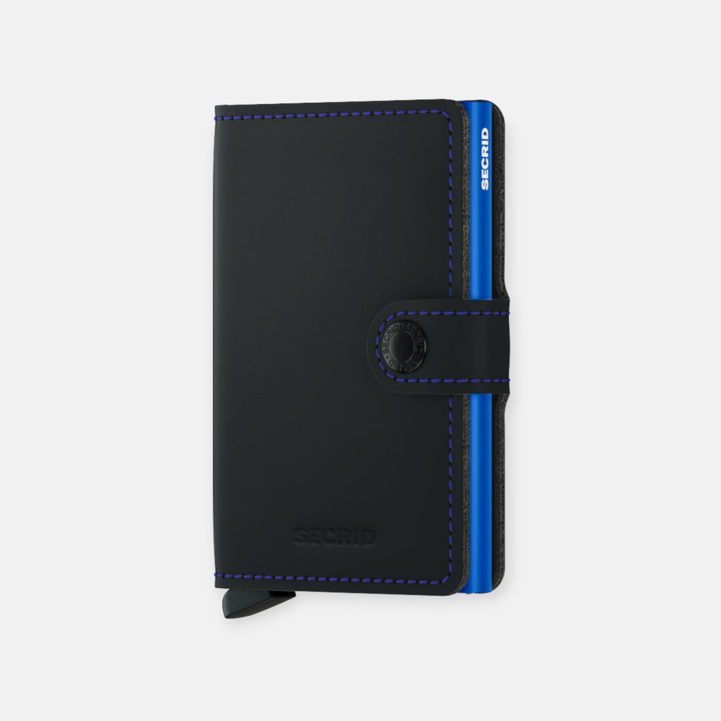 MINIWALLET SECRID MATTE BLACK & BLUE